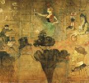 Henri De Toulouse-Lautrec The Moorish Dance oil on canvas